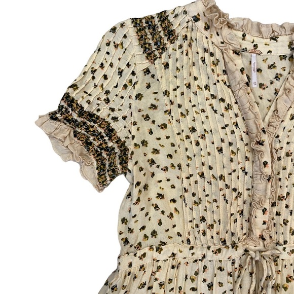 Free People Rare Feelings Maxi Dress in Neutral Cream Size Extra Small - Picture 7 of 12